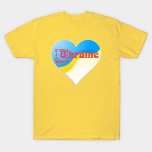 Ukraine heart T-Shirt